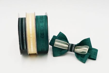 Green Tones Woven Ribbon Set_C3-1496
